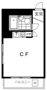 スカイハイツ奥沢【3階】の間取り