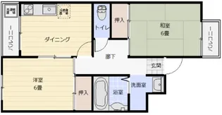 AnPalace庚午北【3階】の間取り