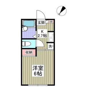 リブレス蕨【1階】の間取り