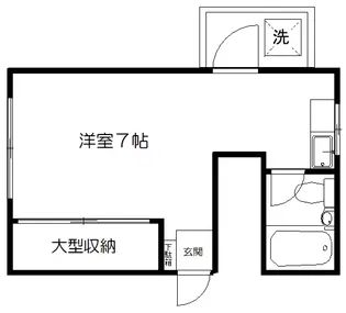 レックスビル【4階】の間取り