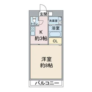 サルム上社【1階】の間取り