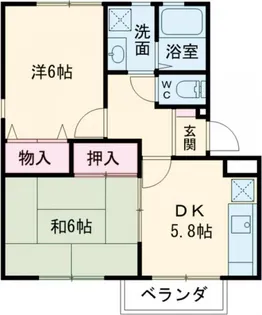 パセオエトワール【2階】の間取り