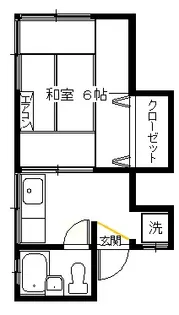 浅間荘【1階】の間取り
