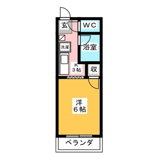 サンフラット【2階】の間取り
