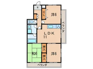 アベニール【4階】の間取り