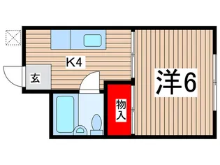 コーポフジ【3階】の間取り