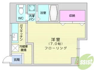 ジュネパレス【2階】の間取り