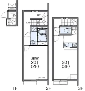 東京都杉並区成田東5【アパート】の間取り