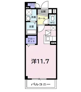ラ ヌーヴェル メゾン【4階】の間取り