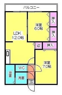 3DKの間取り画像