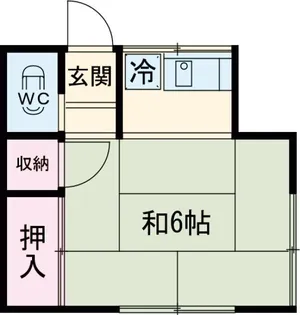 卯月荘【1階】の間取り