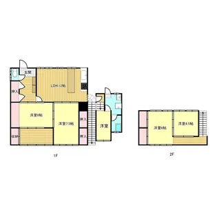高知県高知市神田【一戸建】の間取り