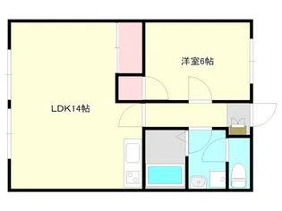 マンション楠通りII【2階】の間取り