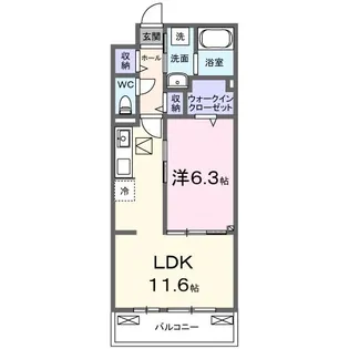 プラーツ ブレイダ【1階】の間取り