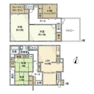 千葉県千葉市中央区矢作町【一戸建】の間取り