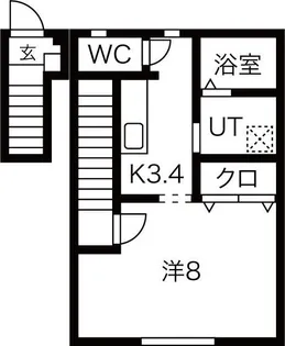 清水館I【2階】の間取り