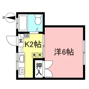 サンホワイト【2階】の間取り