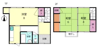 奈良県奈良市勝南院町【一戸建】の間取り