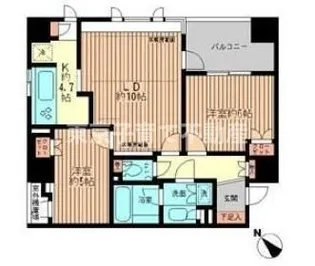 ヒルズ目白台【3階】の間取り