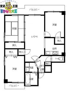 ファミーユ八幡【2階】の間取り