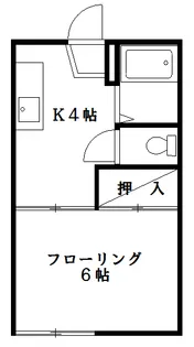 フォーブルヤサキ【2階】の間取り