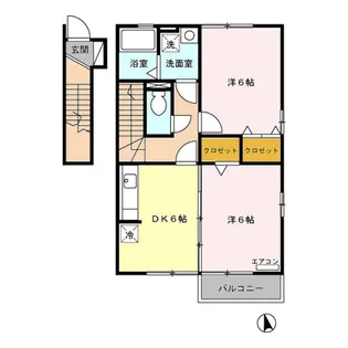コアロードII【2階】の間取り