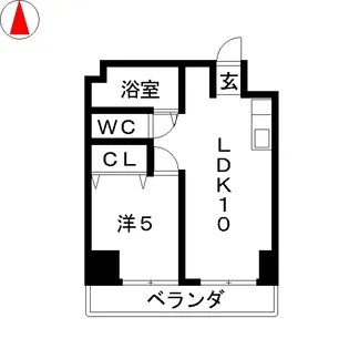 向陽ビル【3階】の間取り