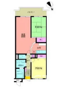 東京都中野区弥生町1【マンション】の間取り