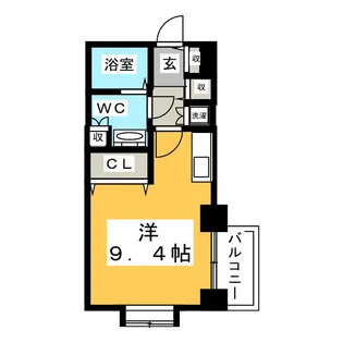 スクエアタワー【5階】の間取り