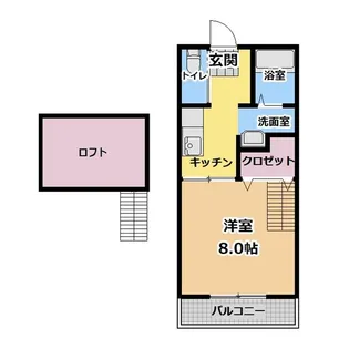 カナールASAMI Part1【2階】の間取り