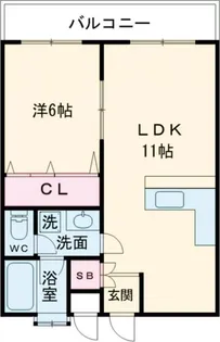西興ビル【3階】の間取り
