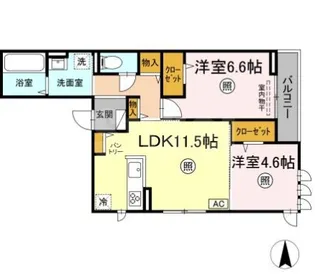 ATLAS(アトラス)【2階】の間取り