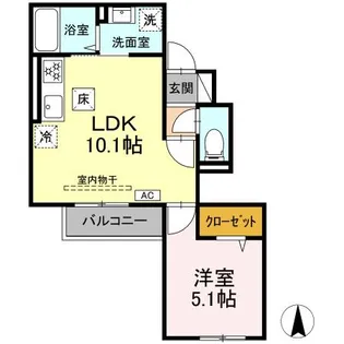 ラ・フレーズ【1階】の間取り
