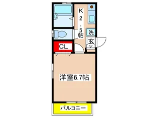 コンフォ-レ日吉2【1階】の間取り