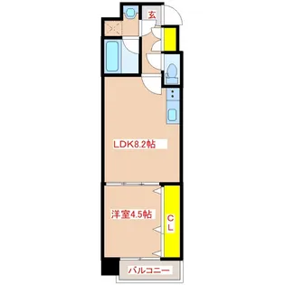 サンマルク・ケゴ【7階】の間取り