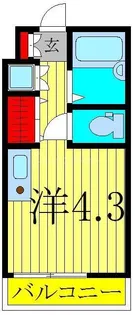 FERIO北綾瀬【1階】の間取り