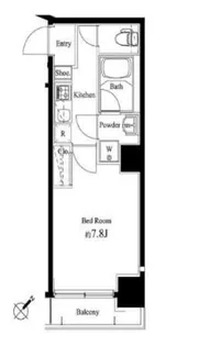 ロメック月島【3階】の間取り