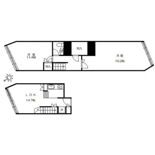 コープオリンピア【5階】の間取り