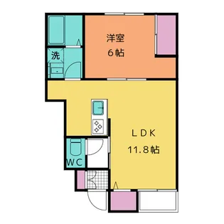 メゾンT・S【1階】の間取り