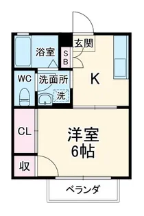 プリムローズ【2階】の間取り