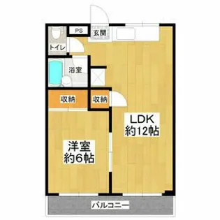 プルニエハイツ【2階】の間取り