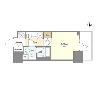 オーキッドレジデンス品川中延【13階】の間取り