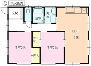 長野県長野市大字川合新田【一戸建】の間取り