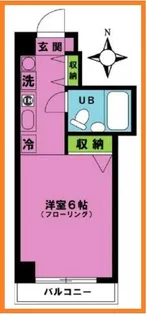 溝口三富ビル【4階】の間取り