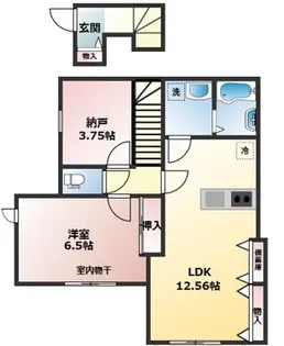 東京都練馬区東大泉3【アパート】の間取り