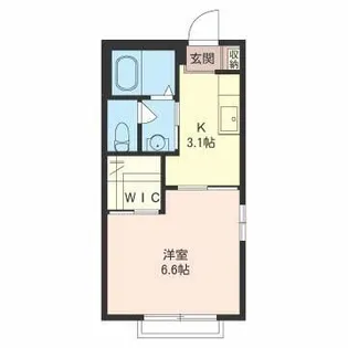 アズール【1階】の間取り