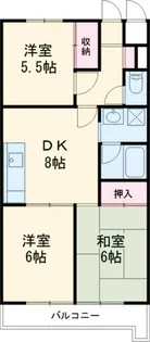 サンマルスラン津田沼【2階】の間取り