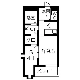 ロジュマン・リリーバーベナ【1階】の間取り
