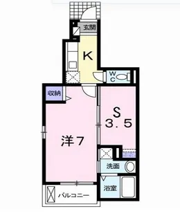 ビバーチェII【1階】の間取り