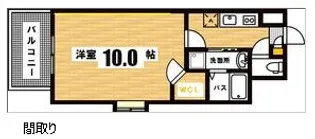 CLASSY HIROSHIMA-EKIMAE【12階】の間取り